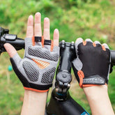 Men Cycling Bicycle Gloves — Half-Finger Gym Mittens