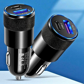 68W Dual USB Car Charger Fast Charging Adapter