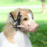 Adjustable Basket Dog Muzzle — Breathable, Secure Fit