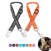 Adjustable Dog Seat Belt Tether — Car Safety Lead