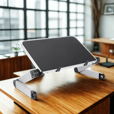 Adjustable Laptop Stand with Cooling Fan & Ergonomic Design