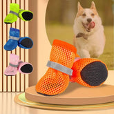 Anti-Slip Breathable Dog Boots — Velcro Pet Shoes
