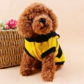 Cute Bee Pet Hoodie — Warm Fleece for Dogs & Cats
