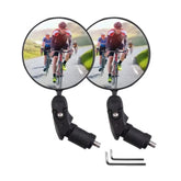 360° Bike Rearview Convex Mirror for Handlebars