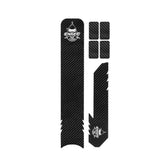 Carbon Fiber Pattern Bike Frame Chain Protector Sticker