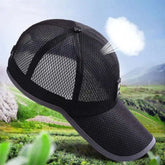 Breathable Mesh Running Cap – Quick-Dry UV Sun Hat