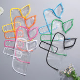 Clear Reflective Dog Raincoat with Harness Hole