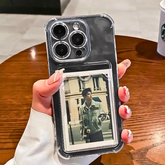 Retro Transparent Shockproof iPhone Case