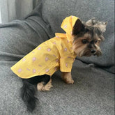Cute Hooded Dog Raincoat — Waterproof Puppy Jacket