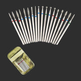 Diamond Nail Drill Bits Set – 10pcs Manicure Tool Kit
