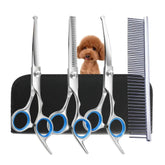 Ergonomic Pet Grooming Scissor — 7.5" Stainless
