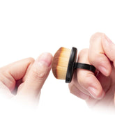 Ring-Handle Powder Brush — Manicure Dust Remover