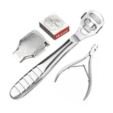 Stainless Steel Foot Callus Remover — Replaceable Blades