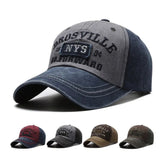 Four Seasons Men's Washable Embroidered Baseball Cap