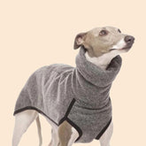Greyhound Fleece Turtleneck Coat