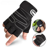 Half-Finger Cycling Gloves with Wrist Wrap