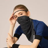 Ice Silk Cooling UV Face Mask With Ear Loops