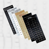 English–Russian–Hebrew Keyboard Stickers (3-in-1)