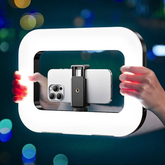 Rechargeable LED Selfie Light with Adjustable Brightness