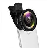 Universal Clip-On 2-in-1 Phone Lens — 0.45× Wide + Macro