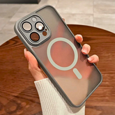 Magnetic Shockproof Matte iPhone 16 15 Pro Max Case