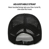 Mesh Breathable Baseball Cap — Adjustable Unisex Hat