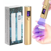 Cordless Rechargeable Mini Nail Lamp with LCD Display