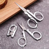 Foldable Stainless Steel Keychain Scissors