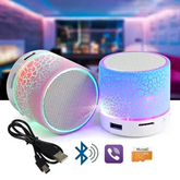 Portable Mini Bluetooth Speaker — LED USB Subwoofer