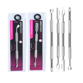 Stainless Steel Blackhead Extractor - Dual-Ended Set