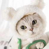 Plush Bear & Bunny Pet Hat — Cosplay Cat/Dog Hood