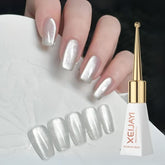 Black Cat Magnetic Gel Polish – 9D Cat Eye Effect