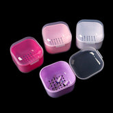 Nail Art Tool Cleaning Box with Removable Basket