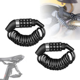 Helmet Lock Cable with 4-Digit Combination Security