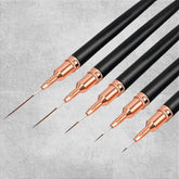 Ultra-Fine Nail Art Brushes Set — 5 Precision Tips