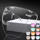 Oversized Shield Sunglasses UV400 Trendy Fashion Eyewear