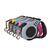 Retractable Dog Leash — 3/5, Ergonomic, Multiple Colors