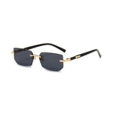 Trendy Rectangle Fashion Sunglasses UV400 Unisex