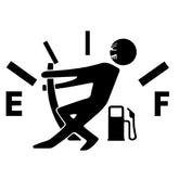 Funny Fuel Gauge Man Sticker