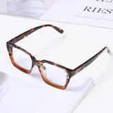 Unisex Square Frame Reading Glasses Clear Lens