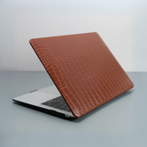 MacBook Leather Hardshell Case – Crocodile Pattern