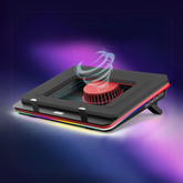RGB Gaming Laptop Cooling Pad with 6 Fans & Stand