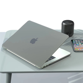 Clear Acrylic Laptop Stand – Portable Ergonomic Riser
