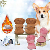 Warm Pet Snow Boots for Dogs – Anti-Slip Winter Shoes