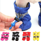 Waterproof Anti-Slip Dog Boots with Reflective Straps