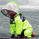 Waterproof Dog Raincoat with Transparent hat