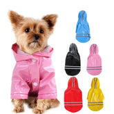 Waterproof Reflective Dog Raincoat — Hooded, Adjustable