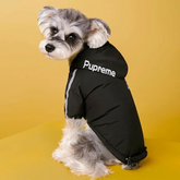 Waterproof Fleece Dog Jacket with Reflective Trim