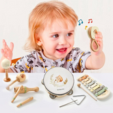 Baby Wooden Drum & Xylophone Toy