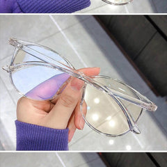 Unisex Stylish Anti-Blue Round Computer Glasses - dealskart.com.au